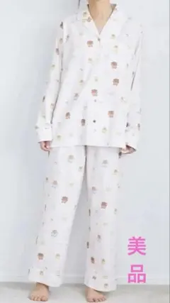 美品　ジェラートピケ　ミッフィー　ネルシャツ　パジャマ　Fサイズ　上下セット