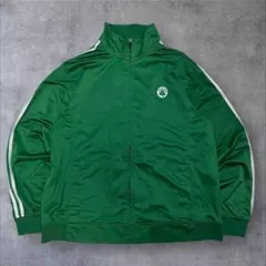 アディダス NBA セルティックス トラックジャケット グリーン 刺繍ロゴ