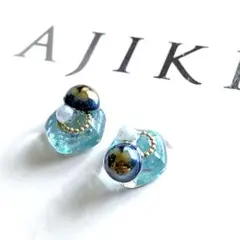 ハンドメイド　レジンピアス　イヤリング　257