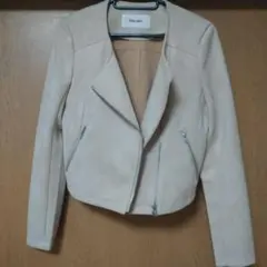 ROYAL PARTY　ノーカラーライダースジャケット