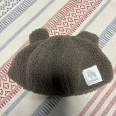 MOZクマ耳付きフリース帽子