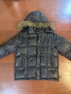 【格安・肉厚】TK タケオキクチ ファー付き ダウンジャケット ブラック