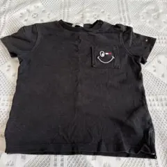 TOMMY HILFIGER ブラック Tシャツ 92
