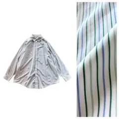 Brooks Brothers Multi-Stripe Oversized