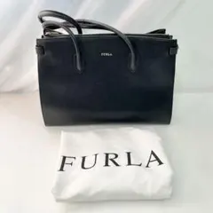 ◎ FURLA フルラ トートバッグ ブラック 無地 ビジネスバッグ