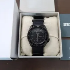 SEIKO　ファイブ　ブラックのサムネイル