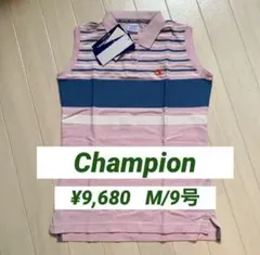 新品■9,680円【チャンピオン】レディース ノースリーブ　ポロシャツ　M