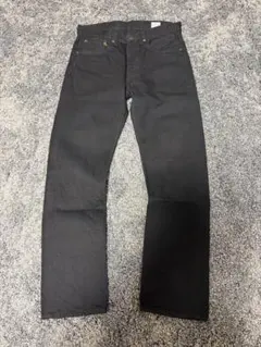 最終値下げ！【美品】otSlow Lot 107 ブラック ストレートデニム