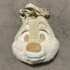 チップとデール ショルダーバッグ クリスマス　スノー　ポシェット オフホワイト