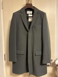 【新品タグ付き】　TOMORROWLAND チェスターコート　グレー　ウール