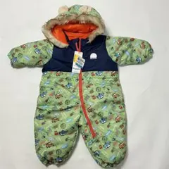 新品未使用 ベビー スキーウェア スノーコンビ 男の子 80cm グリーン