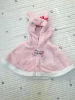ベビー ポンチョ うさ耳