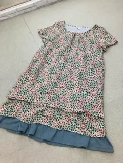 （K07482）ホコモモラ　小花柄　総柄　ワンピース　チュニック　40　変形