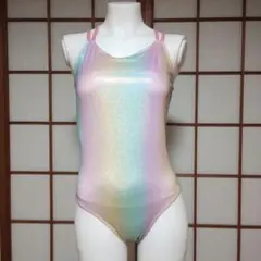 競泳水着　Мサイズ　新品　テカテカ素材　胸バットあり　アリーナ　ミズノ　スピード