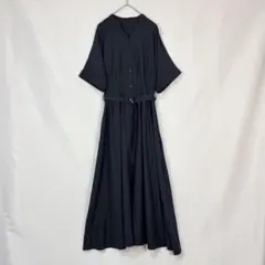 ROPE PICNIC ロペピクニック　 シャツコンシャス半袖ワンピース