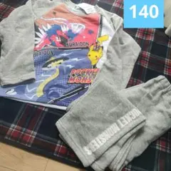 ポケモン スウェットパジャマセット 140