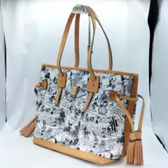 美品‼️DOONEY & BOURKE ディズニー コラボタッセル トートバッグ 