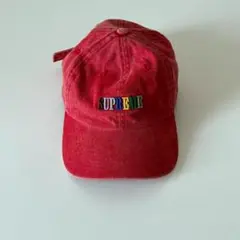 SUPREME Pigment Dye 6-Panel レットキャップ
