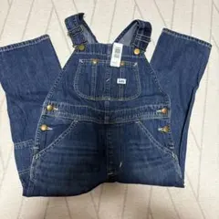 新品 Lee キッズオーバーオール　115 中色ブルー