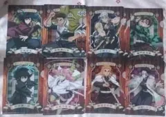 鬼滅の刃 ミニクリアファイルポストカード冨岡義勇煉獄杏寿郎時透無一郎胡蝶しのぶ
