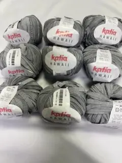 輸入糸Katiaコットンテープ/リボンヤーン50g9玉