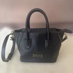 ブルーレーベルクレストブリッジ ショルダーバッグ黒