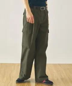 EMMA CLOTHES ワイドストレートM47 ミリタリーカーゴパンツ