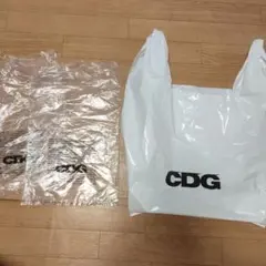 CDG コムデギャルソン　買い物袋　ショッパーホワイト