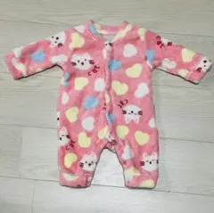 【60〜70cm】モコモコ☆カバーオール・ロンパース