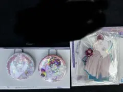 一番くじ　宝鐘マリン　アクスタ　缶バッジ