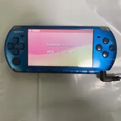 美品　PSP3000 本体　ブルー　充電器付き