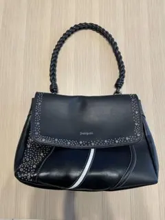 Desigualデシグアル スタッズ付きハンドバッグ/美品