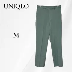 UNIQLO スマートアンクルパンツ M グリーン　221-329128