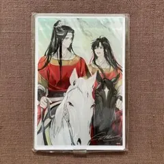 魔道祖師 PASH!版権画集 スクエア缶バッジ 3種セット 藍忘機 魏無羨 忘