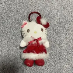 ハローキティ クリスマス マスコット ぬいぐるみのサムネイル