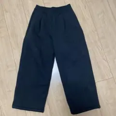 ユニクロ　ボアスウェットワイドパンツ　130