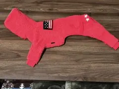 ボア　ロンパース　アメリカ国旗刺繍　Mサイズ