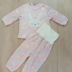 ベビー　ベロア調パジャマ　90