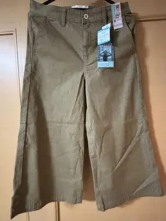 EDWIN C17 カーキ 美脚ガウチョパンツ Mサイズ