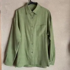 JEANASIS オリーブグリーン 長袖シャツのサムネイル