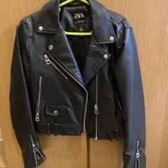 ZARA ブラック ライダースジャケット MEX26