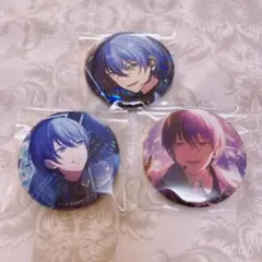 プロセカ　青柳冬夜　缶バッジ　3個セット　あんスタコラボ