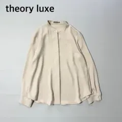 セオリーリュクス MARVINE LILEN とろみ バンドカラー ブラウス