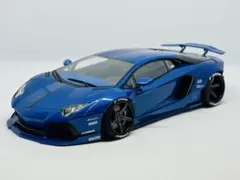 1/64 PGM ランボルギーニ アヴェンタドール LBWK LP700-4 青 - メルカリ