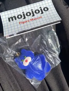 mojojojo フィギュアマスコット ネコ 青 ミニチュア チャーム
