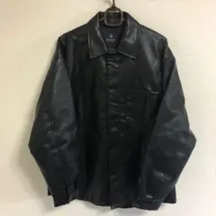 ナノユニバース nano universe フェイクレザー ジャケット サイズM