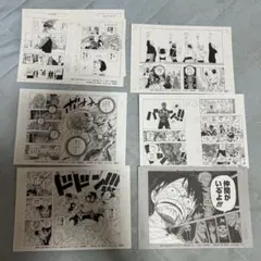 ワンピース　ミニ複製原画　６種7枚セット