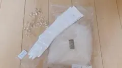 新婦衣装小物　ヴェール　グローブ　ヘアアクセサリー　3点セット