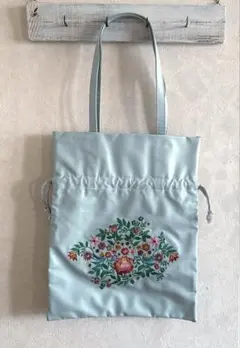 E hyphen world gallery PEACE 巾着トートバッグのサムネイル