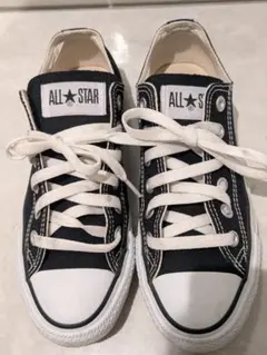 ALLSTARブラック ローカット スニーカー